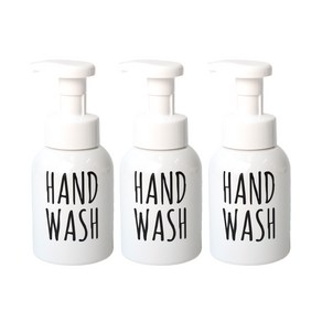 로맨틱노벰버 원형 거품용기 레터링2 HAND WASH 300ml