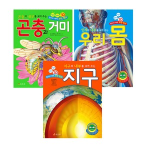 컴퓨터그래픽 과학 백과 곤충과거미 + 우리몸 + 지구, 효리원