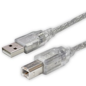 디옵텍 USB 2.0 A M-B M 고급형 실드 프린터 케이블 JUSTLINK U2AB20HQ, 1개, 2m