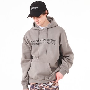 아임낫어휴먼비잉 남성용 BASIC LOGO HOODIE