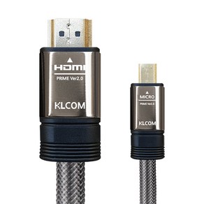 케이엘컴 4K UHD Micro HDMI to HDMI V2.0 케이블