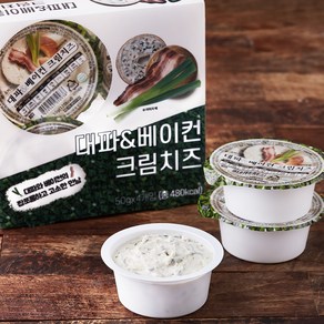 대파 & 베이컨 크림치즈 포션 4개입