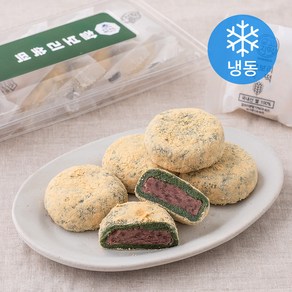 청사초롱 찰보리 쑥떡 5개입 (냉동), 300g, 1개