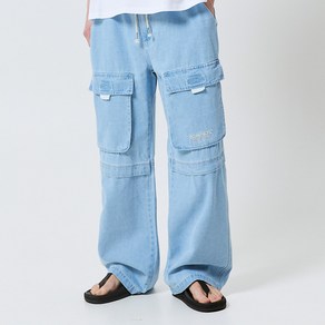 원더플레이스 오션퍼시픽 DENIM CARGO POCKET EASY PANTS WOPC6SDDPZ01