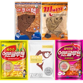 베스트오브베스트 아쿠아텍2 + 찐버거 + 히트텍오리지널 + 옥수수어분글루텐 + 어분글루텐 세트