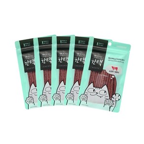 간택 고양이 간식, 소고기 + 타우린 혼합맛, 50g, 5개