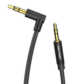 벤션 90도 3.5mm AUX 케이블 1m