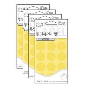 쁘띠팬시 봉인라벨 20-T300 5p, 4개