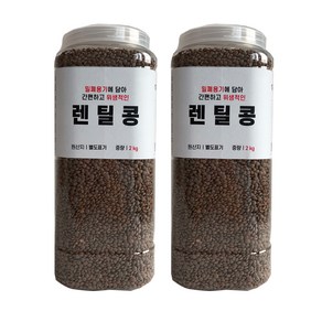 대한농산 통에담은 렌틸콩, 2kg, 2개