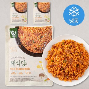 아임웰 채식당 식물성 콩나물 제육볶음밥 (냉동)