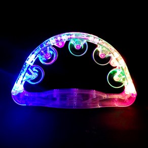 LED 탬버린 22 x 13 cm MACC02, 랜덤발송, 1개