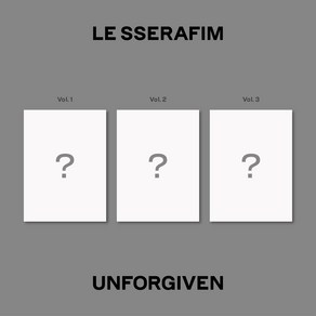 르세라핌 - 1st Studio Album UNFORGIVEN 랜덤발송 + 아웃박스 + 포토북 + CD-R + 포토카드 + 엽서 + 열감지 엽서 + 스티커 + 접지포스터 세트