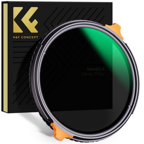 케이앤에프컨셉 NANO-X CPL + Fader 8K AGC Glass 가변필터 82mm