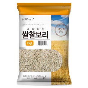 건강한밥상 캐나다산 쌀찰보리, 1kg, 1개