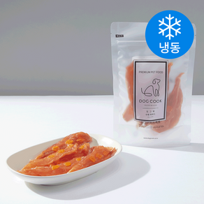 도그쿡 강아지 치즈 닭가슴살 냉동 육포, 닭, 65g, 2개