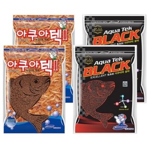 아쿠아 베스트 커플 1 떡밥 세트 아쿠아텍2 2p + 블랙 2p