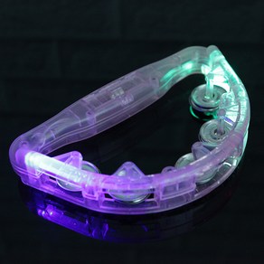 리빙다 뉴 LED 탬버린 22cm, 랜덤발송, 1개