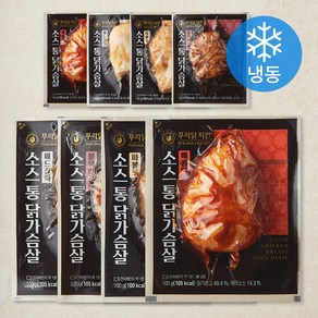 푸라닭 소스통닭가슴살 100g x 4종 x 2개입 세트, 1세트