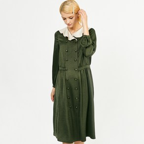 뎁 Ruffle Collar Long Dress DECMA4003M