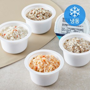 베베쿡 후기 11~12개월 예비 이유식 진밥 180g x 4종 B세트 (냉동), 720g, 1세트