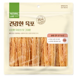 내츄럴랩 건강한 슬림 건조 육포 강아지 간식, 닭가슴살, 300g, 1개