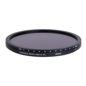 겐코 PRO1D+ VARIABLE NDX3-450+C-PL 62mm 자석 필터, 1개