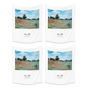 블럭마트 Monet 패브릭 포스터 4p, TYPE 12