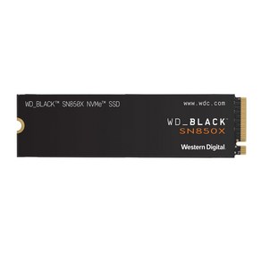 WD BLACK SN850X M.2 NVMe, 1TB, WDS100T2X0E