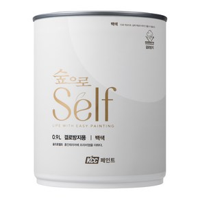 KCC숲으로 셀프 결로방지용 수성페인트, 백색, 900ml, 1개