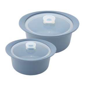홈하우스 실리콘 전자레인지 찜기 800ml + 1200ml 세트