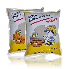 비앤티 몰탈시멘트(모래없이 사용하는 시멘트) 4kg, 1개