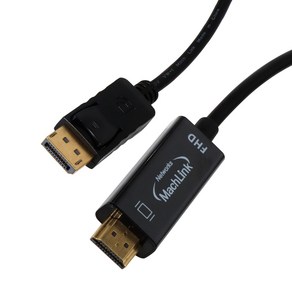 마하링크 디스플레이포트 to HDMI V1.1 케이블 2M ML-DPH12C 변환젠더/기타-기타 변환젠더, 1개