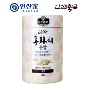 인산가 (주)인산가 정품 홍화씨 분말 500g+ 2개 이상 구입시 흑삼분말담은 금흑블랙크런치(10g 5개 총50g)