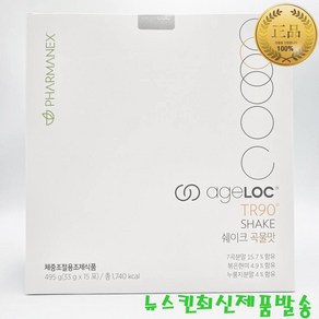 파마넥스 TR90 쉐이크 곡물맛 15포 단백질 식이섬유 체중조절, 1박스, 495g