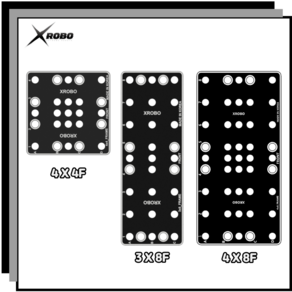 엑스로보 PCB 프레임( Fame 4x4 3x8 4x8 ), 4 x 4F