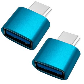 칼론 USB 3.0 미니 C타입 OTG젠더 KR-MCOTG, 블루, 2개