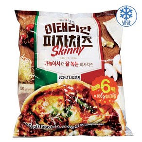 동원 소와나무 이태리안 피자치즈 스키니 100g x 6팩, 6개