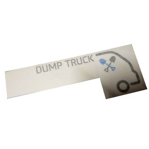 제이몰/현대 포터2 덤프트럭 용도표시 도어스티커/좌우구분/DUMP TRUCK스티커/포터2, 조수석(RH) 도어스티커1개