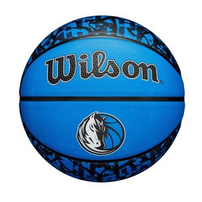 WILSON NBA 팀 그래피티 농구 - 뉴욕 닉스 사이즈 17.8-74.9cm(7-29.5인치), Dallas Maveicks, 1개