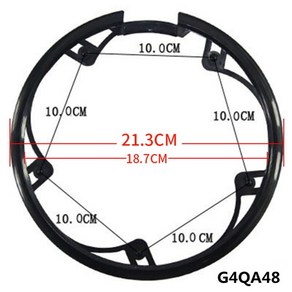 MTB 자전거 범용 크랭크 커버 캡 체인링 세트 휠 가드 42T 52T, [13] G4QA48, 1개