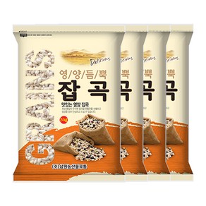 [삼원농산] 미국산 늘보리 20kg(5kg/4개) - 2024년산, 4개, 5kg