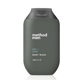 Method 메소드 남성 바디워시 씨 앤 서프 Men Body Wash 100ml 4팩, 4개