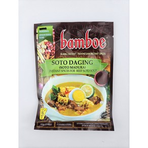 킹푸드 봄부 밤보에 소또다깅(마두라) 40g King Food Bamboe SOTO DAGING, 1개