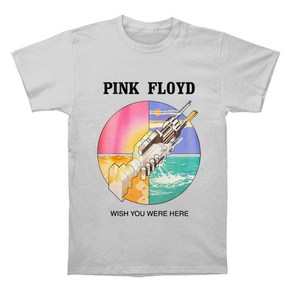 ROCKPANDA Pink Floyd Wish You Were Here Grey 반팔티