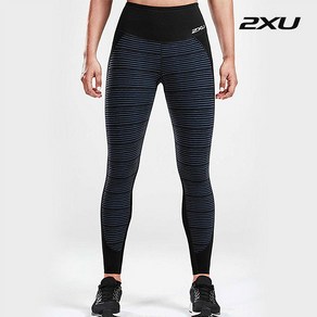 [2XU] 여성 프린트 피트니스 하이라이즈 컴프레션 레깅스_XULF271DNV