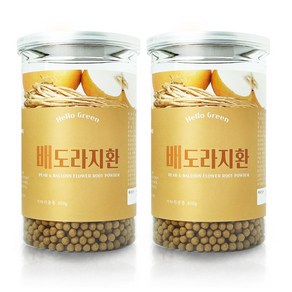 헬로우그린 국산 국내산 배도라지 환 350g 도라지 배 혼합, 2개