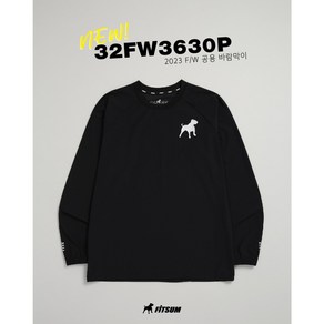 핏섬 바람막이 2023FW 32FW3630P 블랙 남여공용 바람막이점퍼 바람막이자켓 오남스포츠