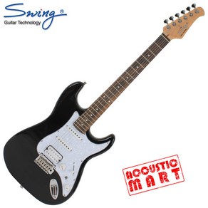 스윙 일렉기타 S-100 Po Black(Rosewood) 입문용기타, 1개