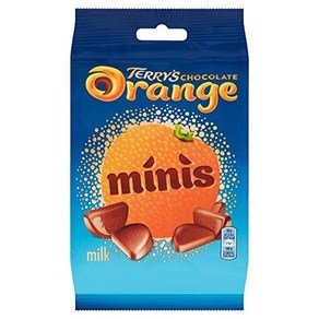 Teys Chocolate Oange Minis Toffee 125G 테리스 초콜릿 오렌지 미니 토피 125G, 1개