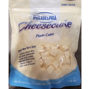 PHILADELPHIA 필라델피아 치즈케익 큐브 580g 미국, 1개